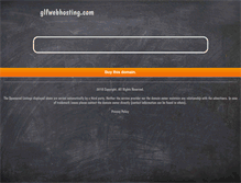 Tablet Screenshot of glfwebhosting.com